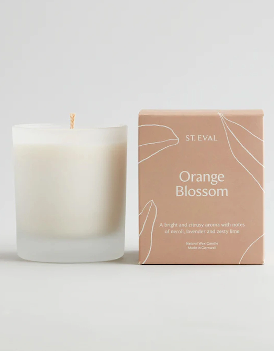 St Eval Lamorna Glass Candle Orange Blossom, 4 of 3