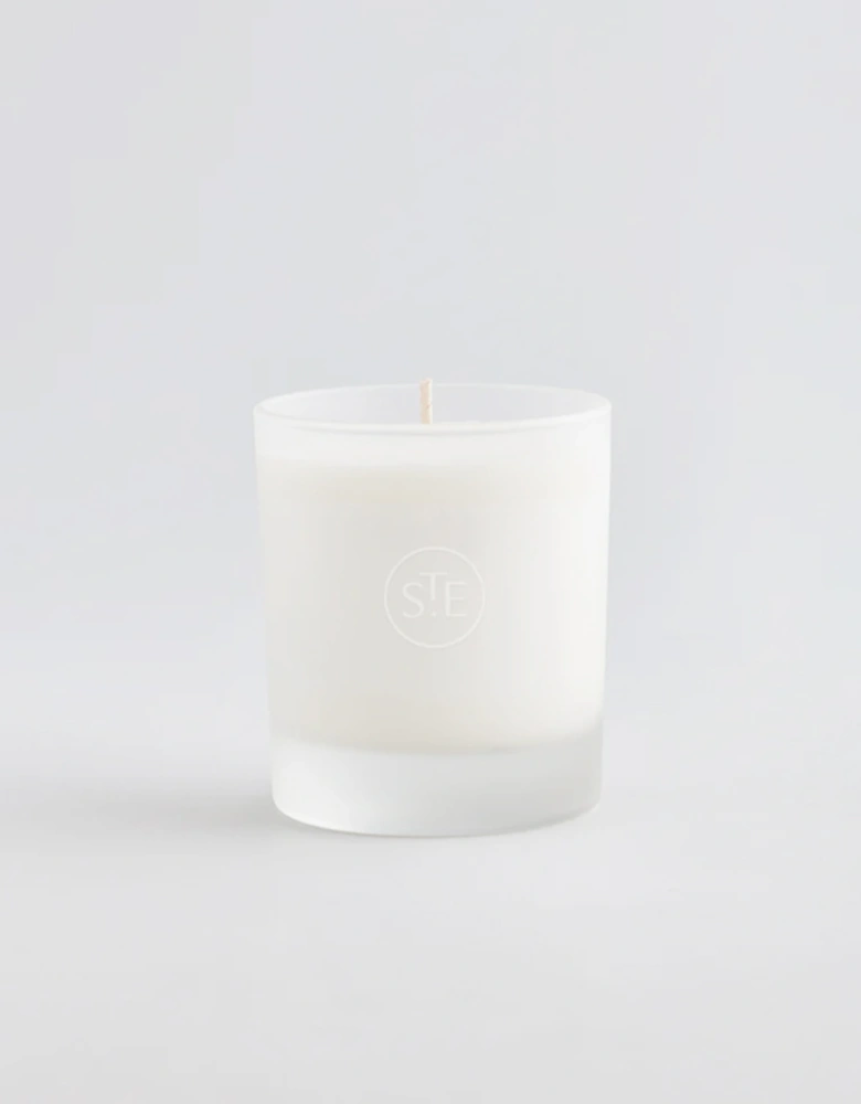 St Eval Lamorna Glass Candle Sandalwood and Cedar