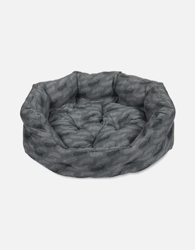 Feather Oval Dog Bed