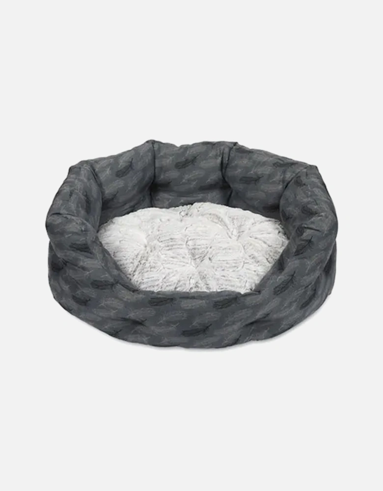 Feather Oval Dog Bed