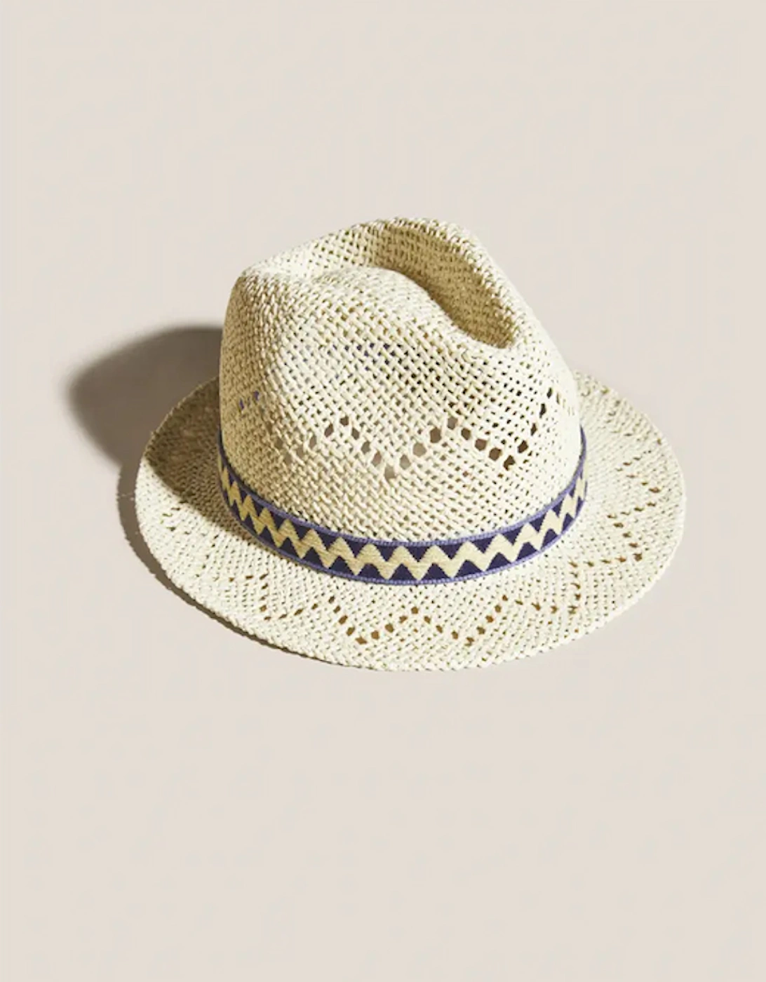 Women's Trilby Hat Light Natural, 3 of 2