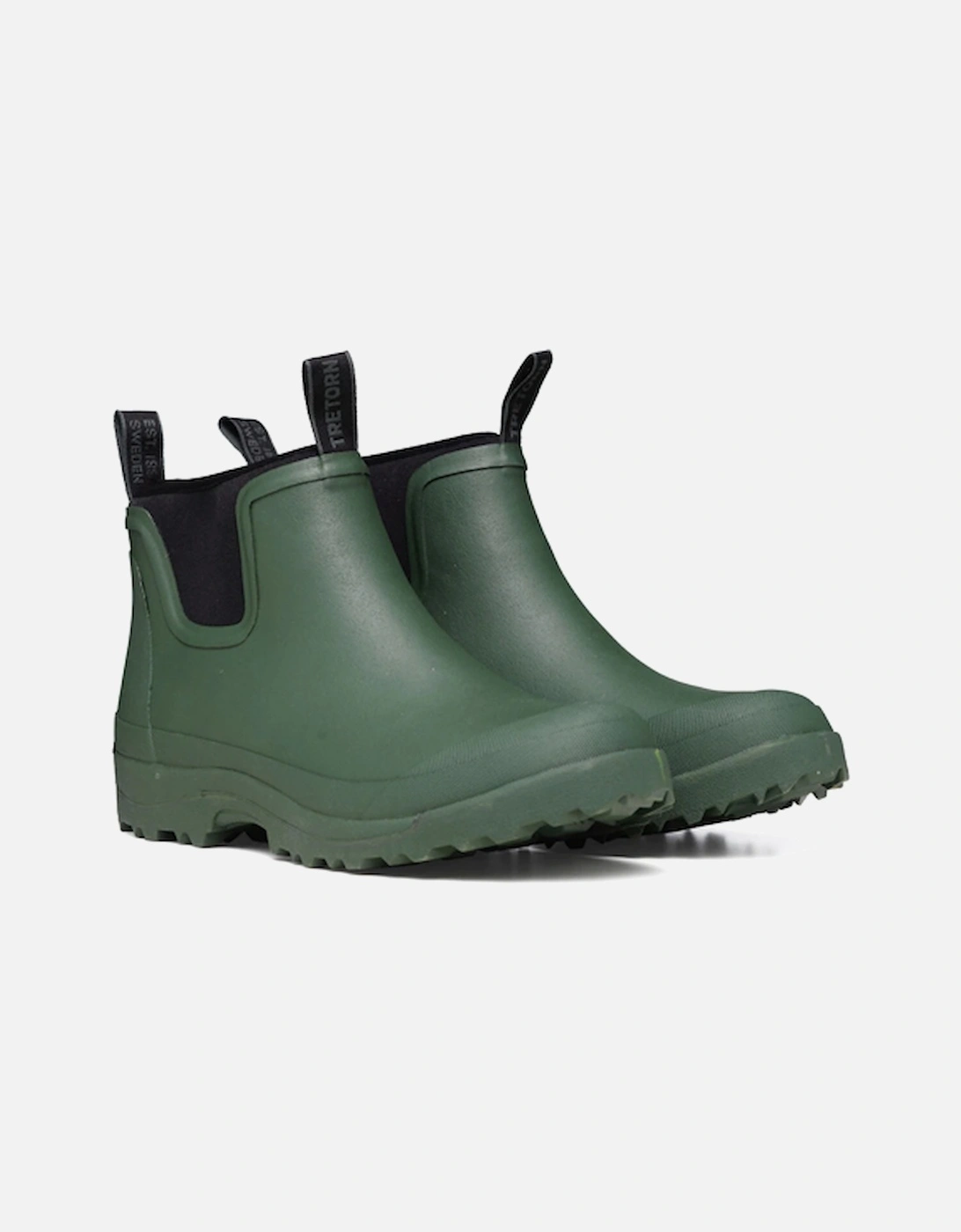 Terrang Unisex Low Neo Rubber Boot Green/Green, 5 of 4