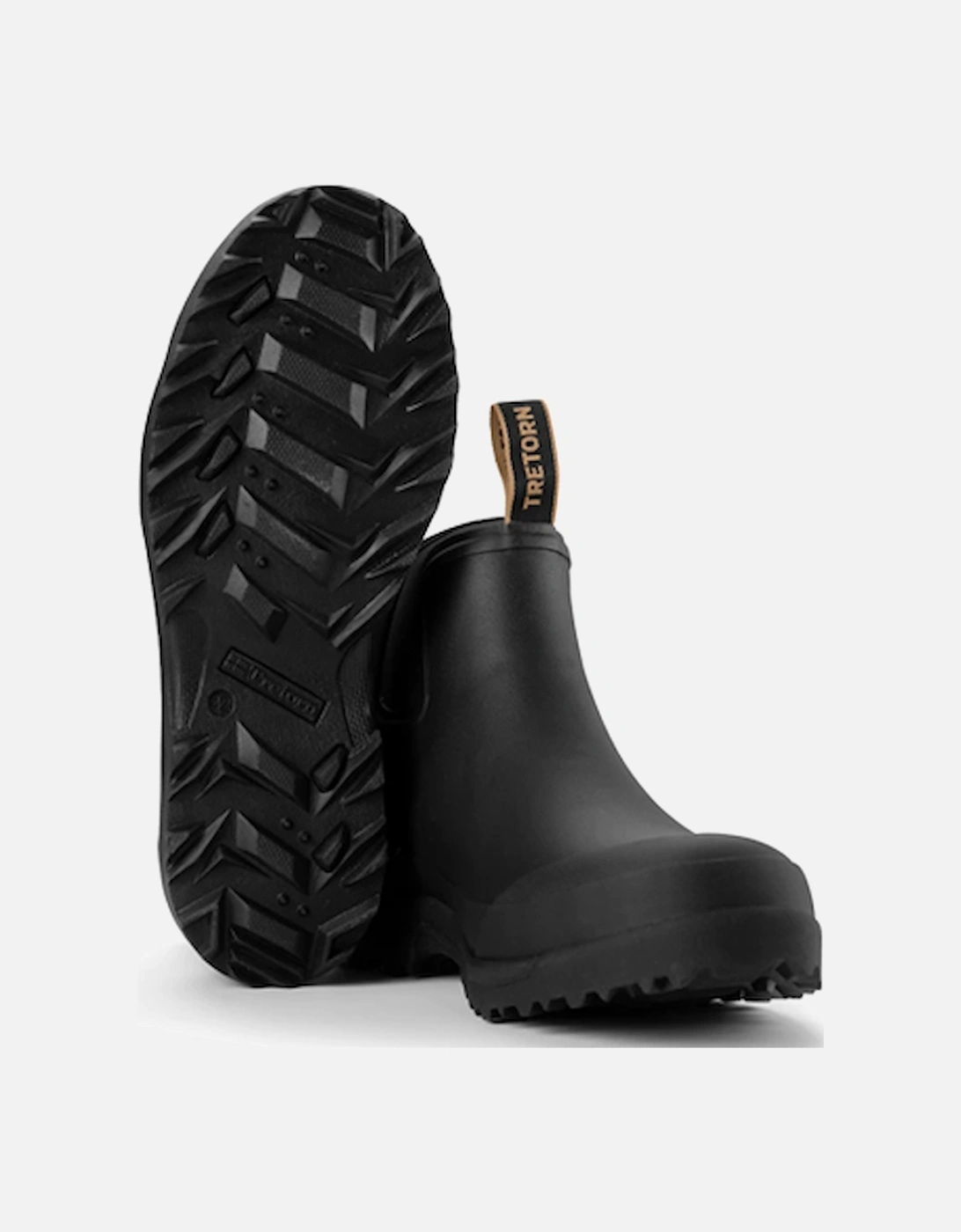 Terrang Unisex Low Neo Rubber Boot Black