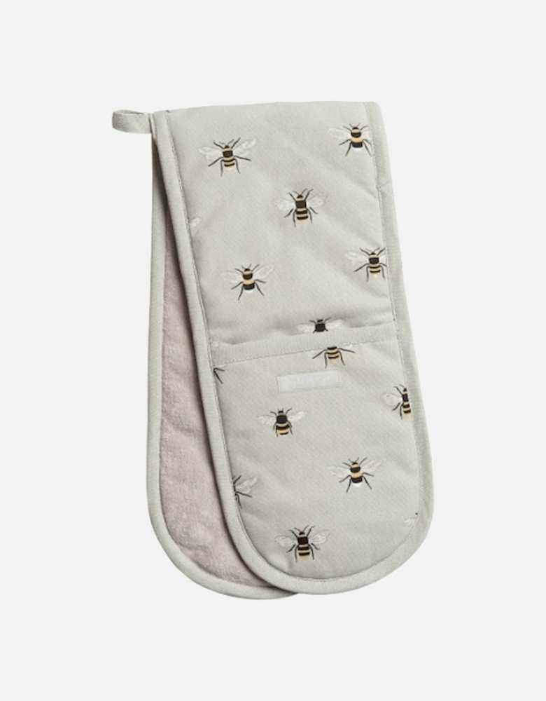 Bees Double Oven Glove