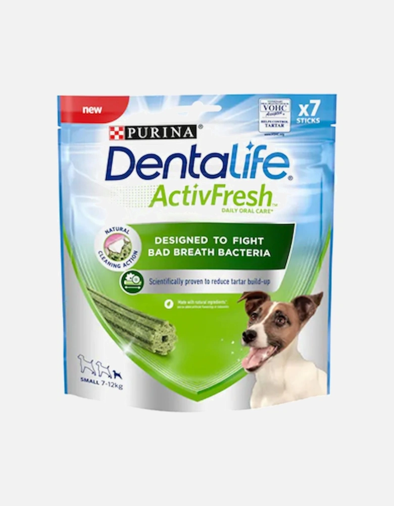 Dentalife Activfresh Small Dog Treat Dental Chews 7pk