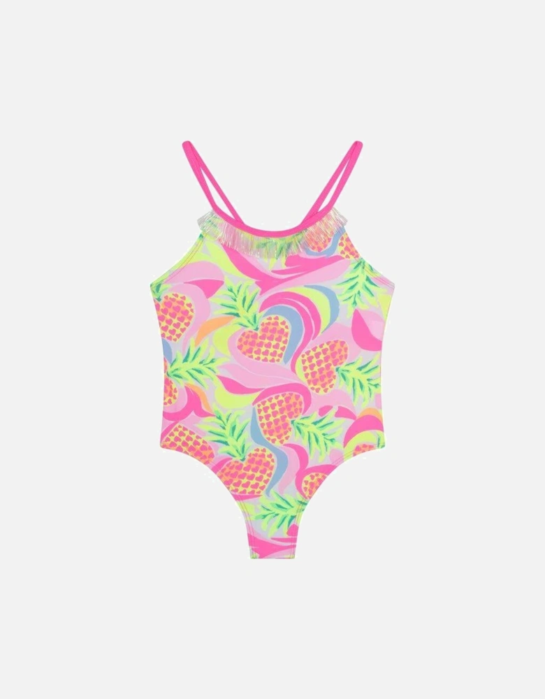 Girls Pineapple Swimming Costume