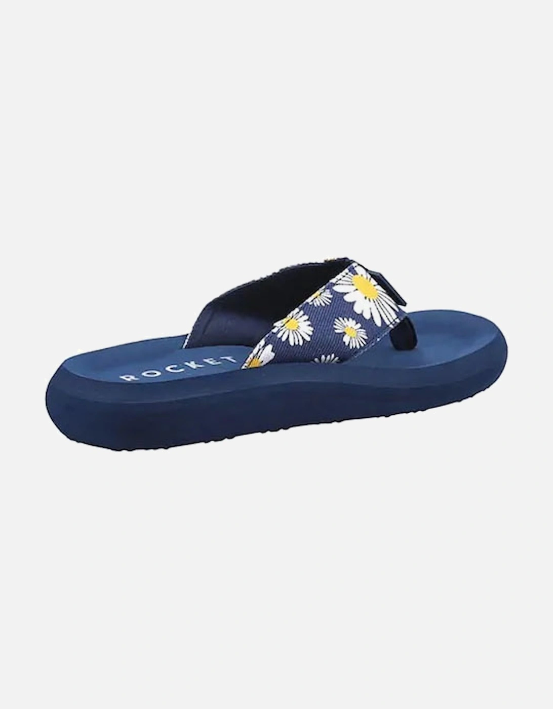 Women's Spotlight Homer Daisy Flip Flops Navy