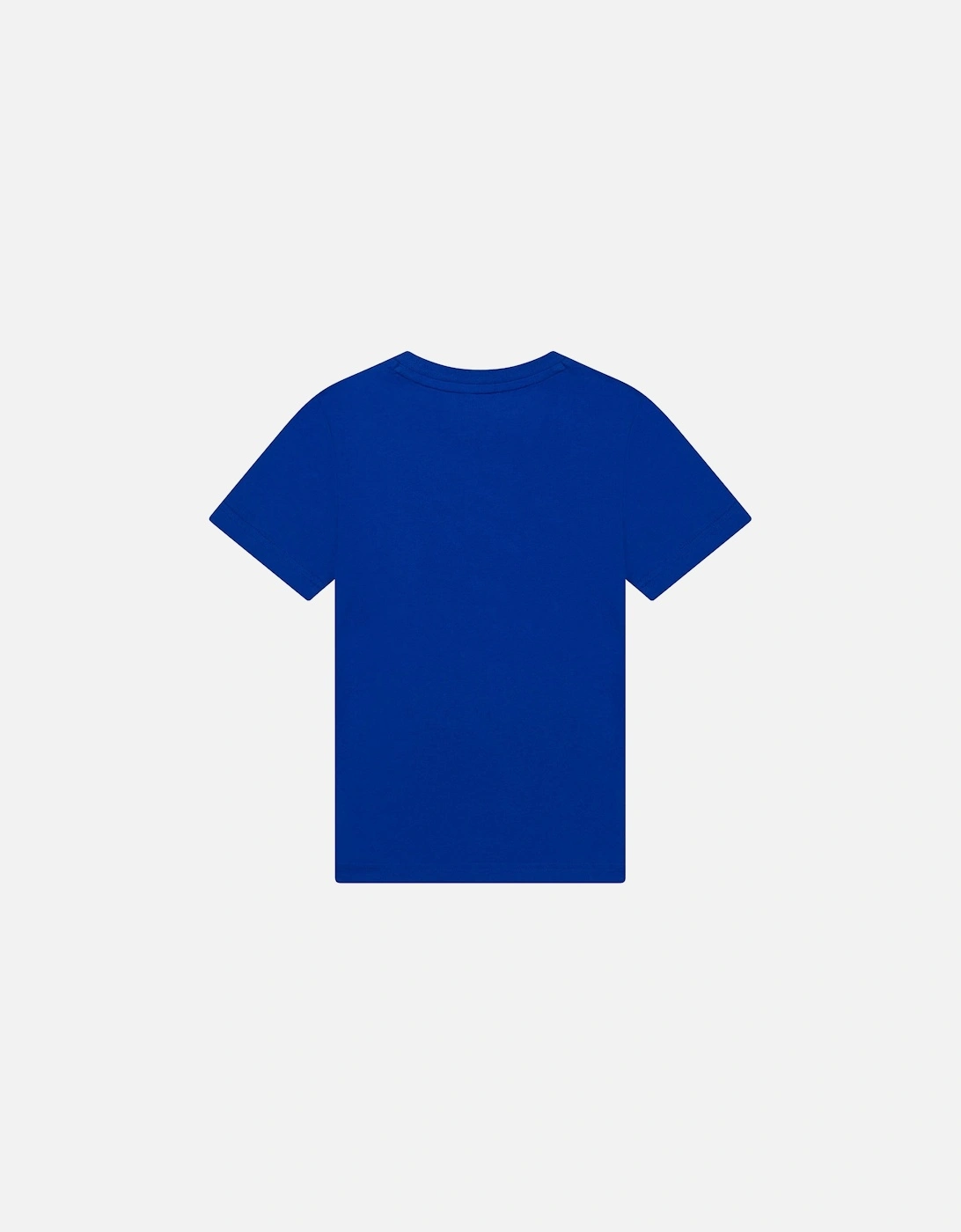 Kids Paint design Logo T-Shirt Blue