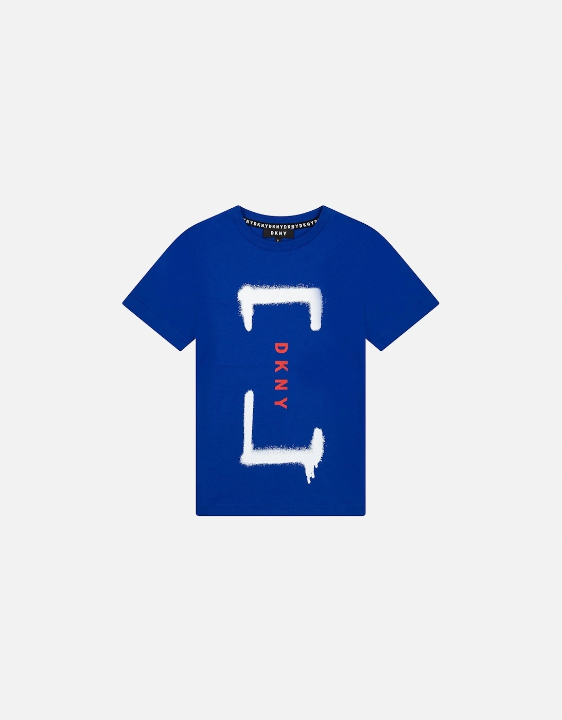 Kids Paint design Logo T-Shirt Blue, 3 of 2