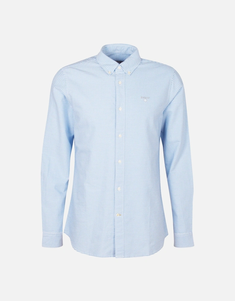 Gingham Oxtown Shirt Blue