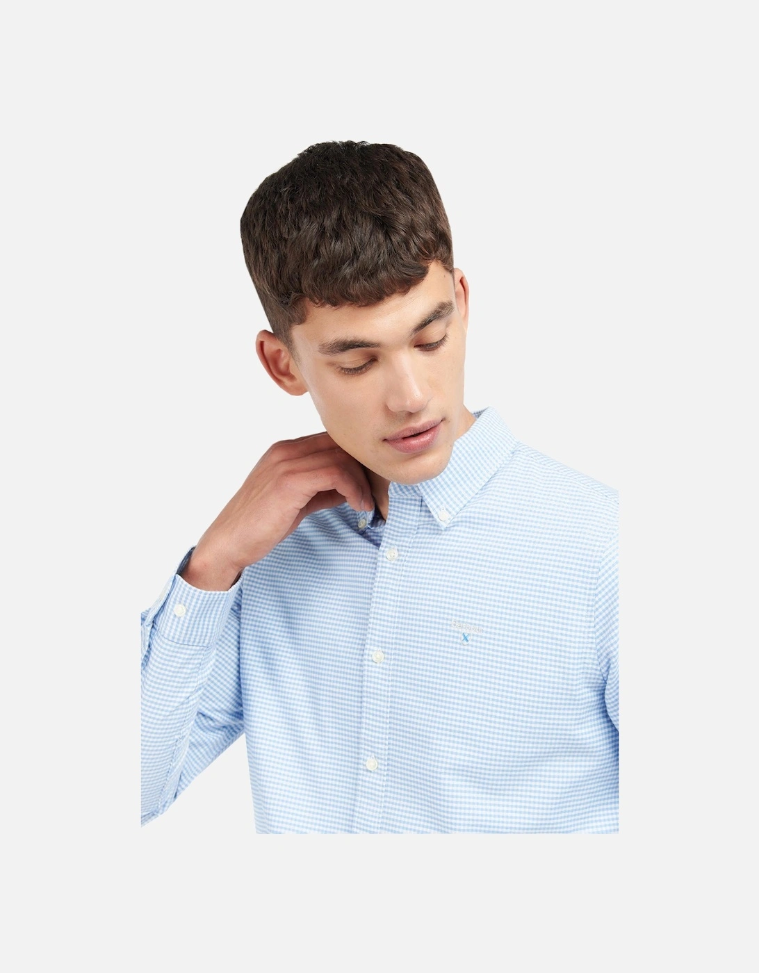 Gingham Oxtown Shirt Blue