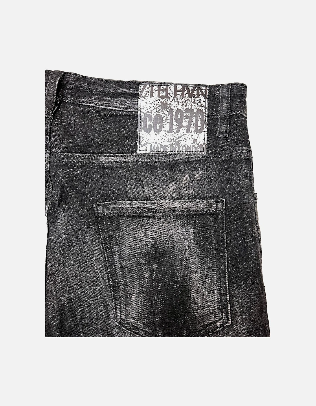 7THHVN Ripped detailing Jeans  BLACK