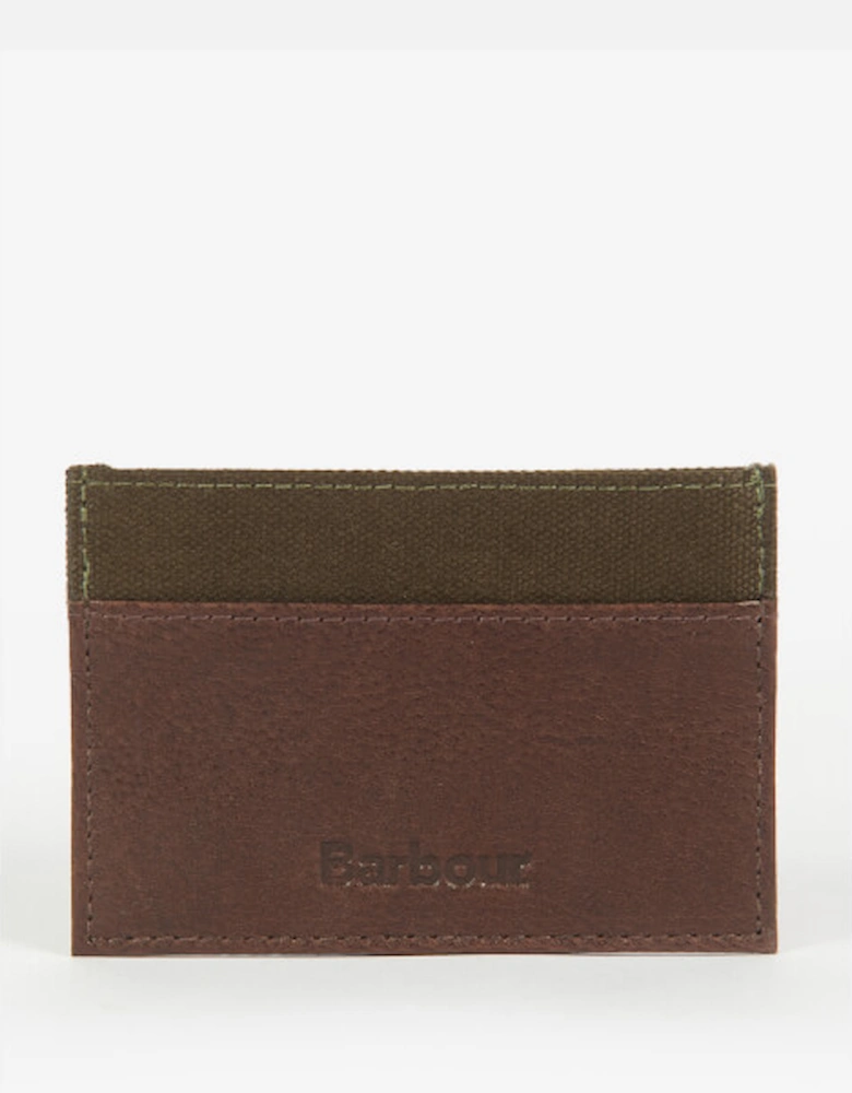 Padbury Leather and Canvas Card Holder