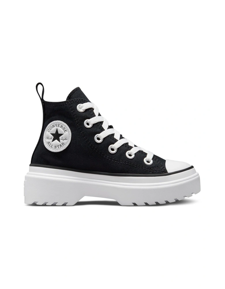 Chuck Taylor All Star Lugged lift Canvas Childrens Girls Hi Top Trainers