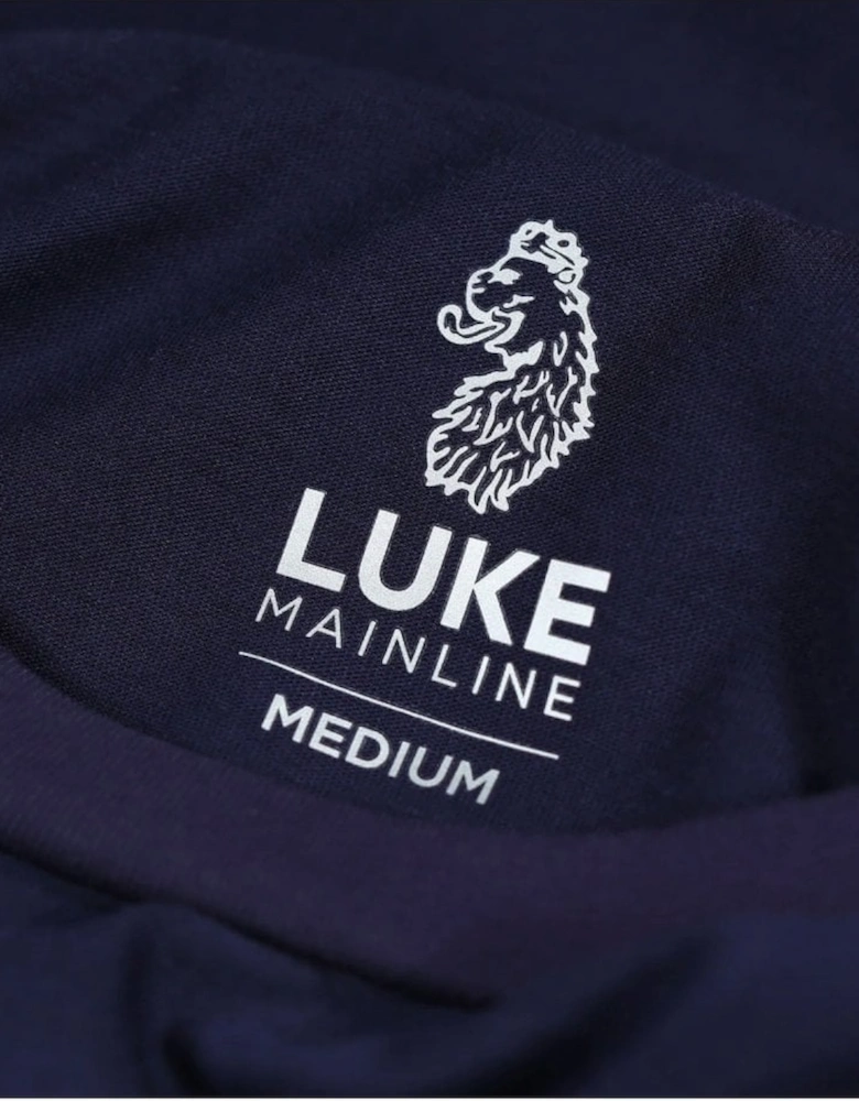 Luke Mainline Premium T Shirt Lion Logo Dark Navy