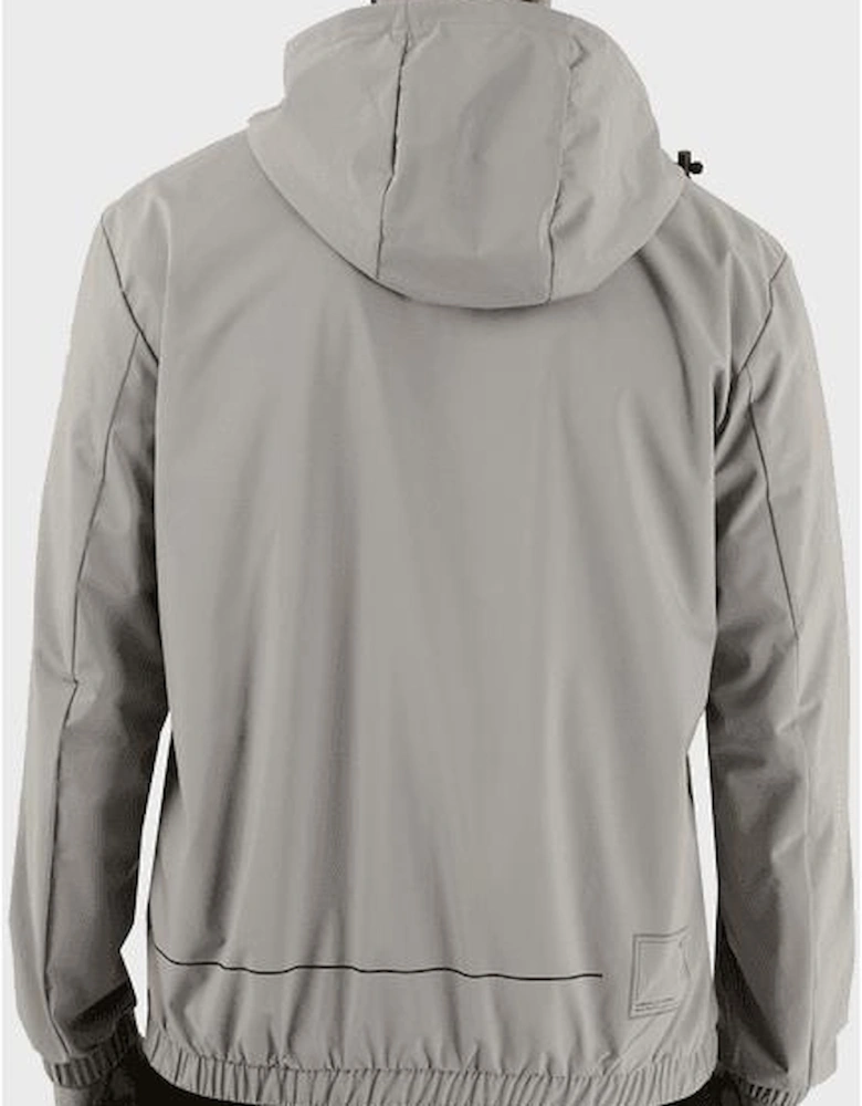 Nylon Reflective Lightweight Grey Blouson Jacket