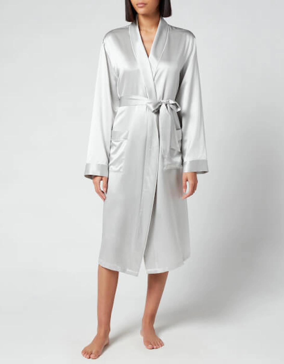 Silk Robe - Silver, 2 of 1