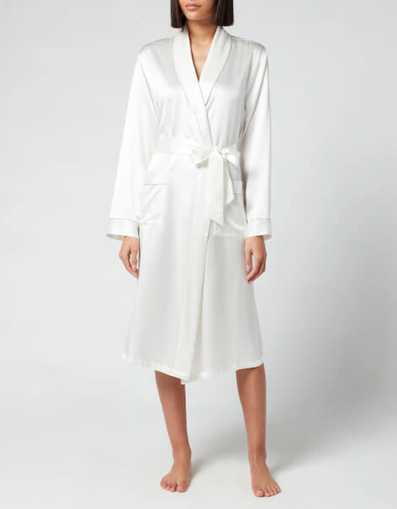 Silk Robe - White