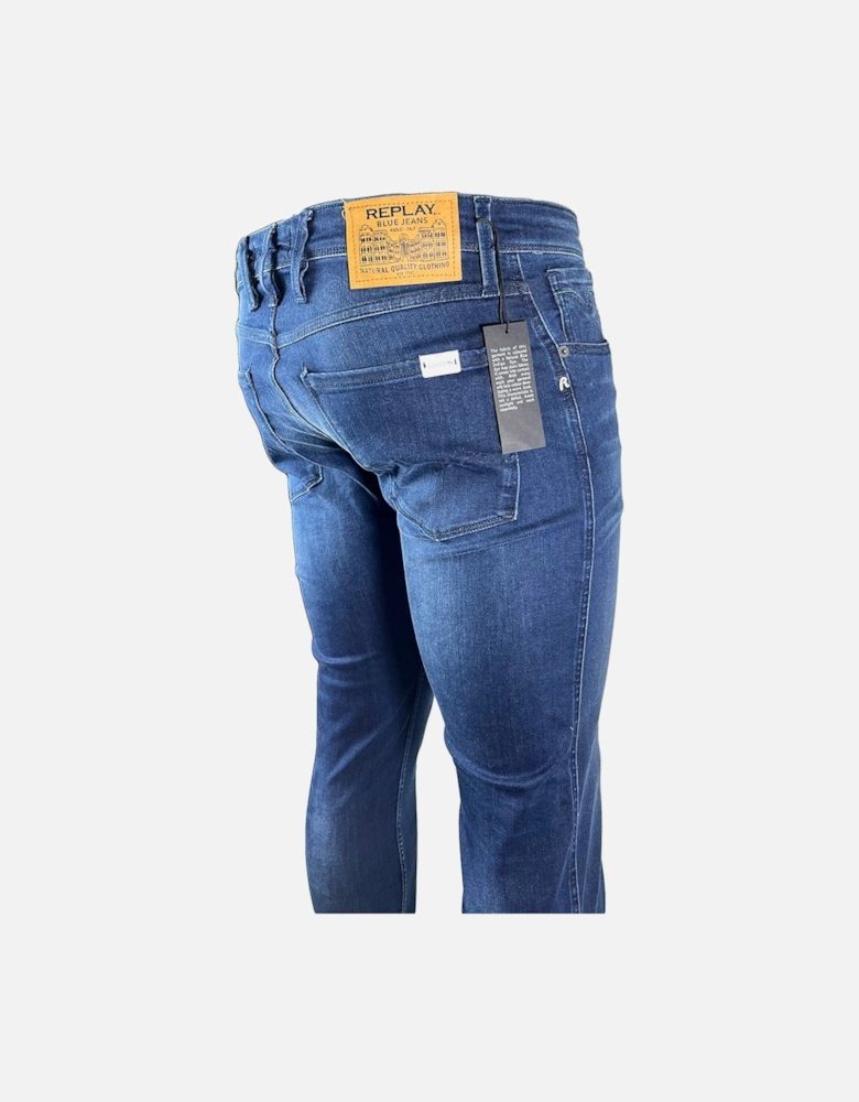 Bronny Style Slim Fit Jeans Navy