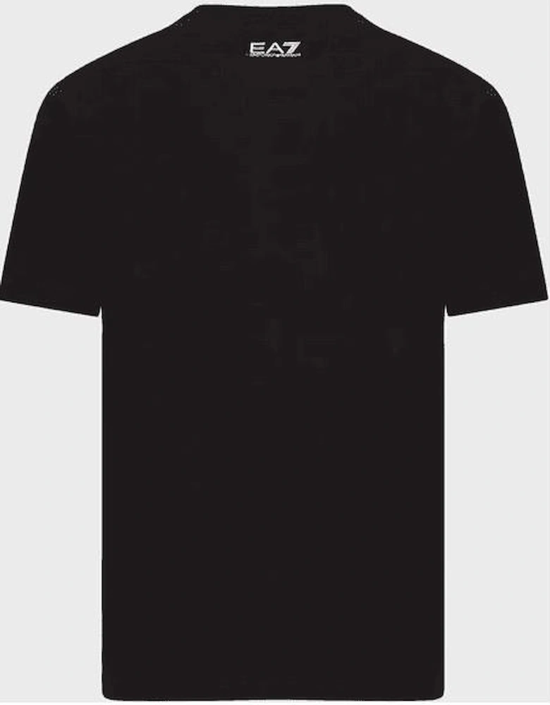 Cotton Printed Logo Black T-Shirt