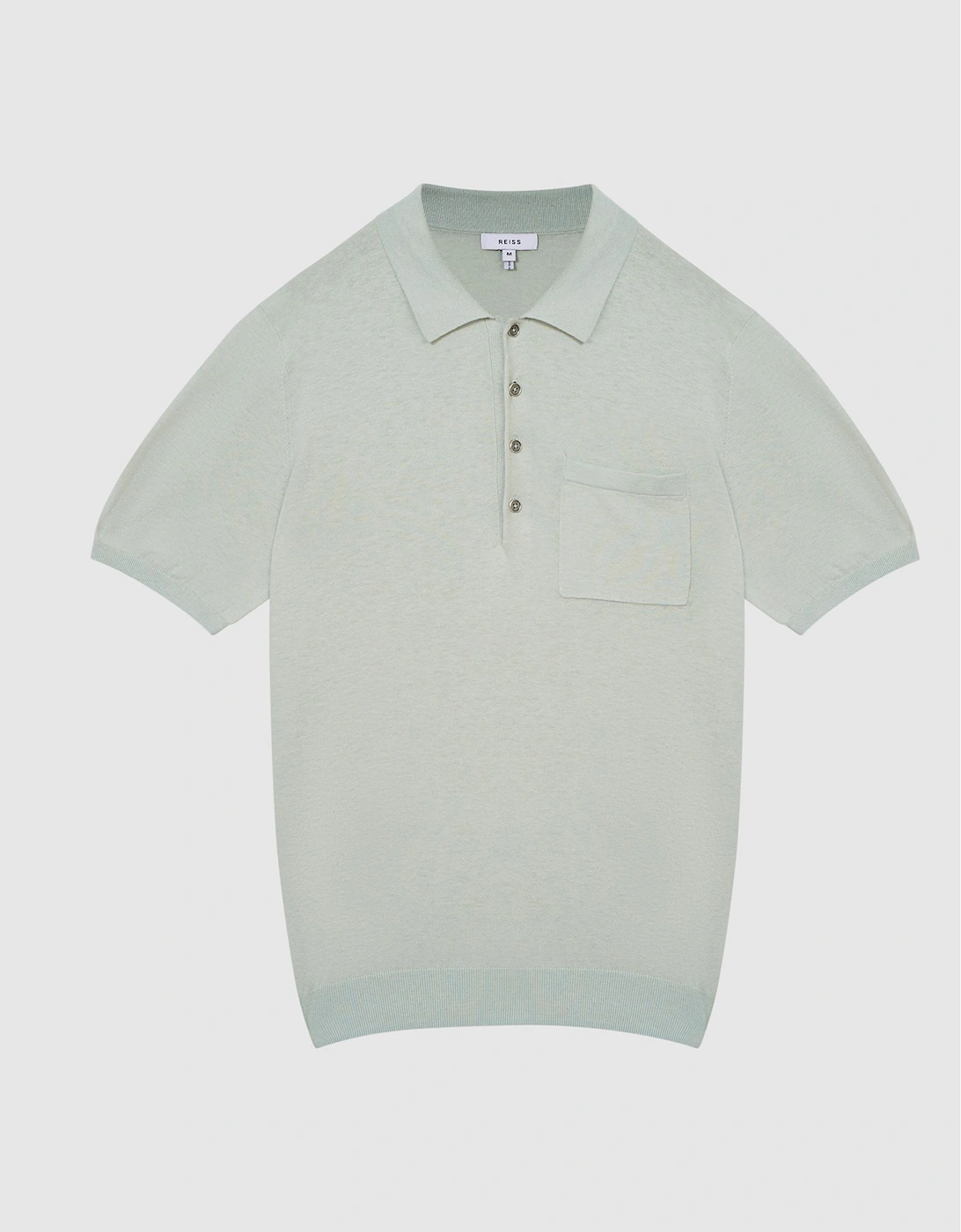 Buttoned Linen Polo Shirt, 2 of 1