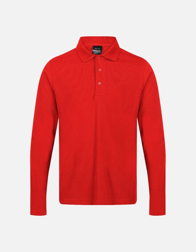 Professional Mens Pro 65/35 Long Sleeve Polo Shirt