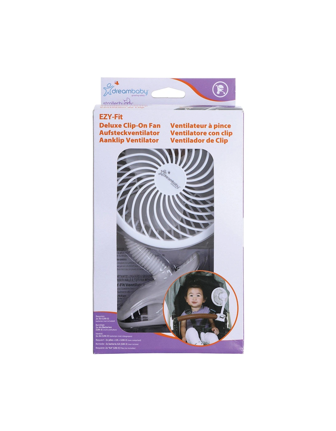 Clip-On Caged Fan White With, 3 of 2