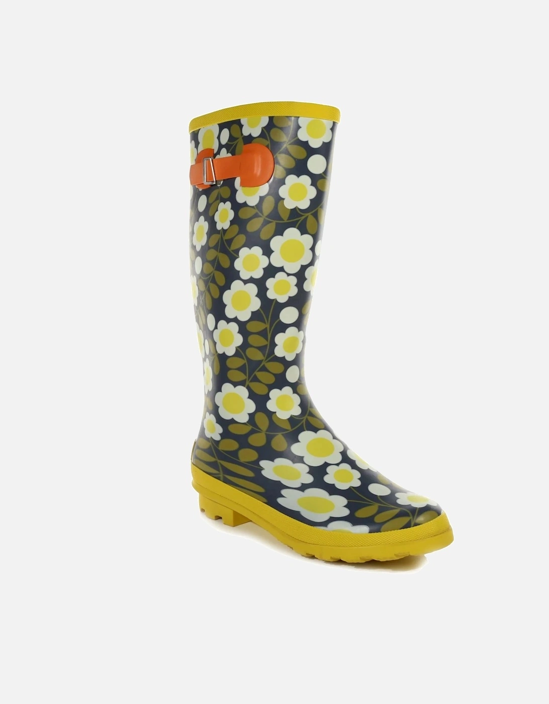 Womens/Ladies Orla River Floral Wellington Boots, 6 of 5