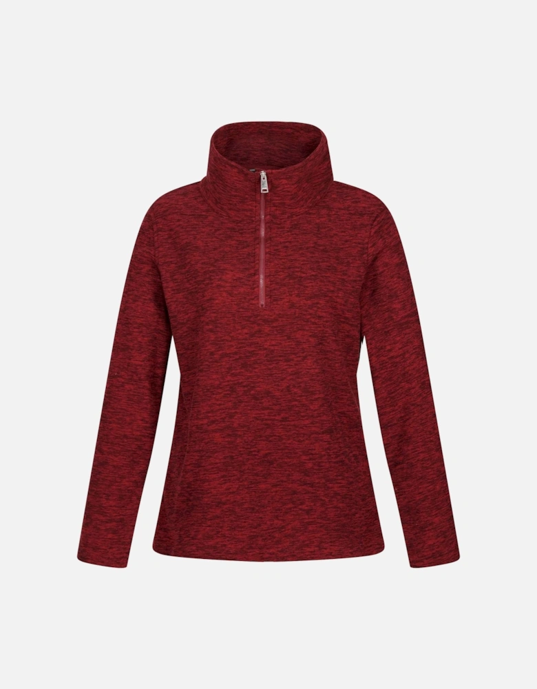 Womens/Ladies Kizmitt Marl Half Zip Fleece Top