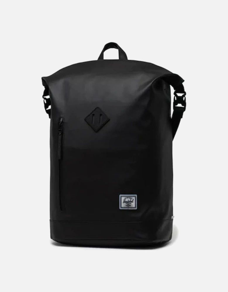 Roll Top Pouch Backpack Black