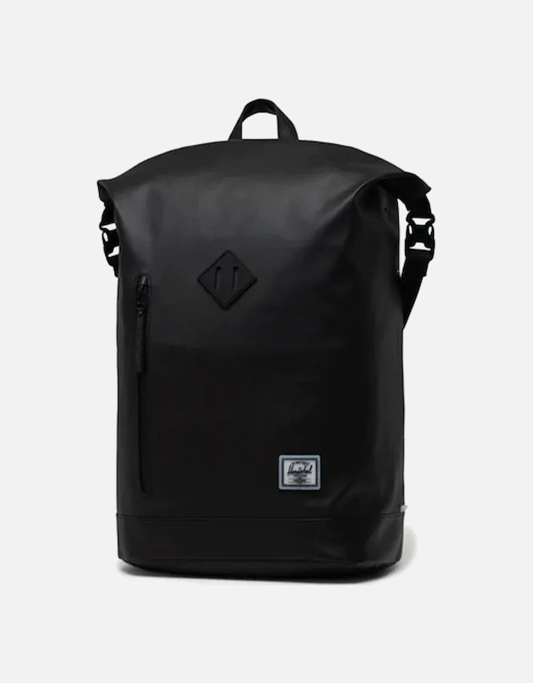 Roll Top Pouch Backpack Black