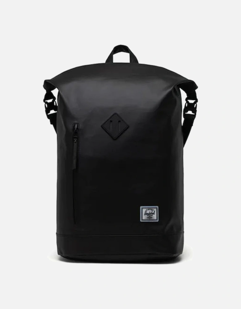 Roll Top Pouch Backpack Black