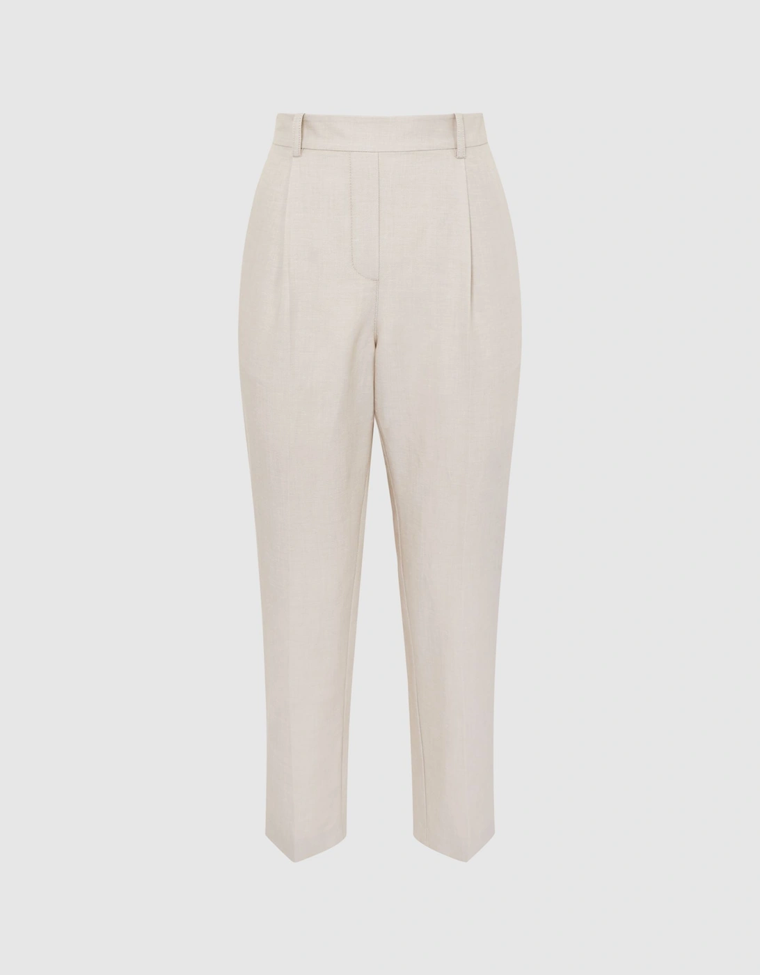 Tapered Linen Trousers