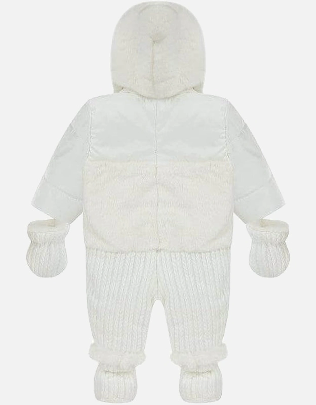 Baby Girls Cream Snowsuit