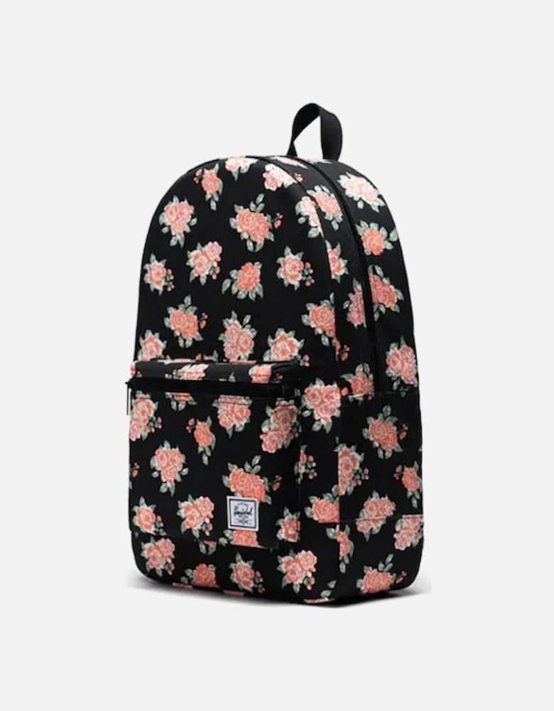 PA Canvas Casual Daypack Vintage Roses Black