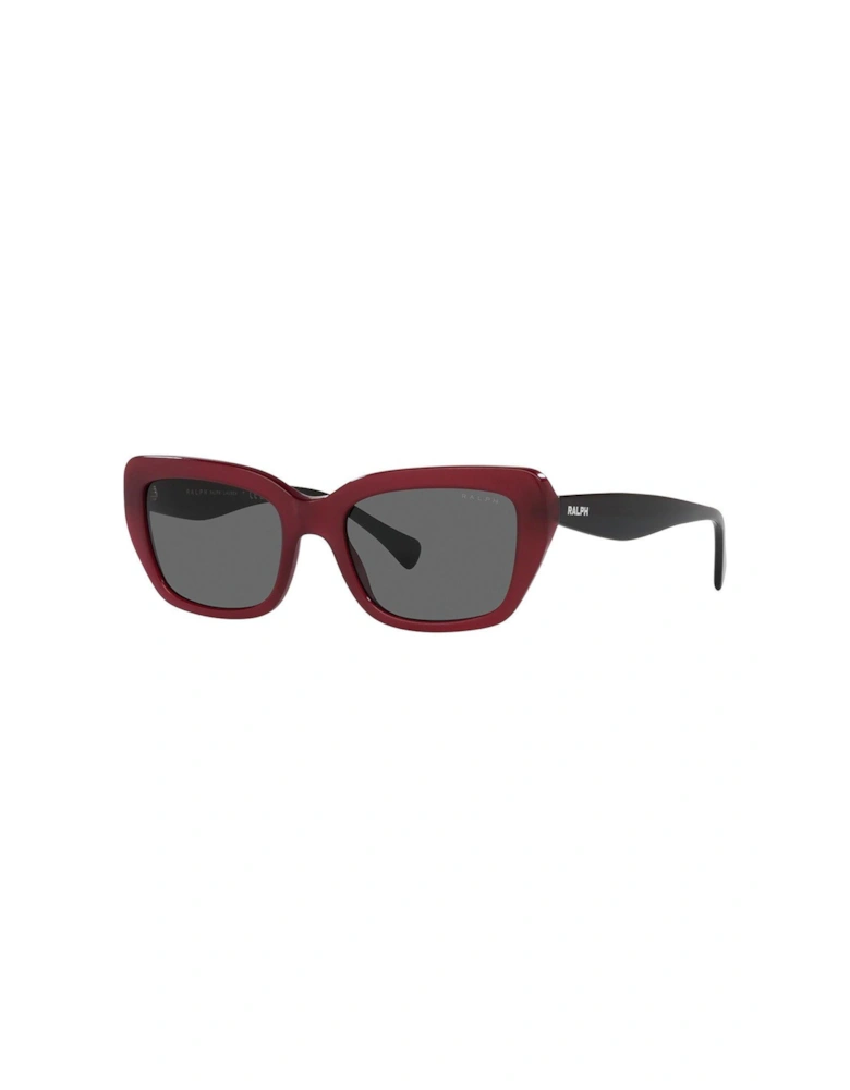 Rectangle Sunglasses - Shiny Opal Red