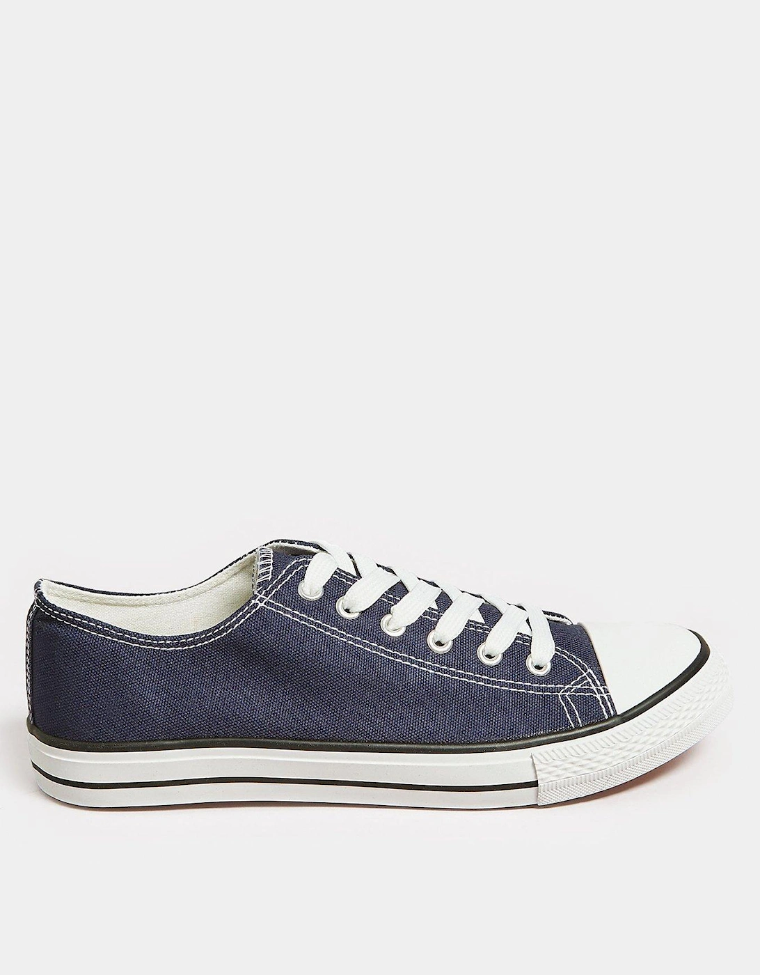 Canvas Low Trainer Navy, 2 of 1