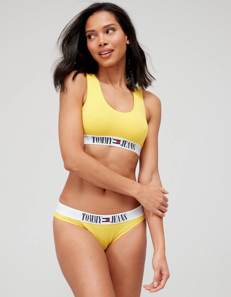 Archive Unlined Bralette - Yellow