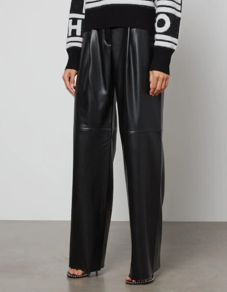 Herede Faux Leather Trousers