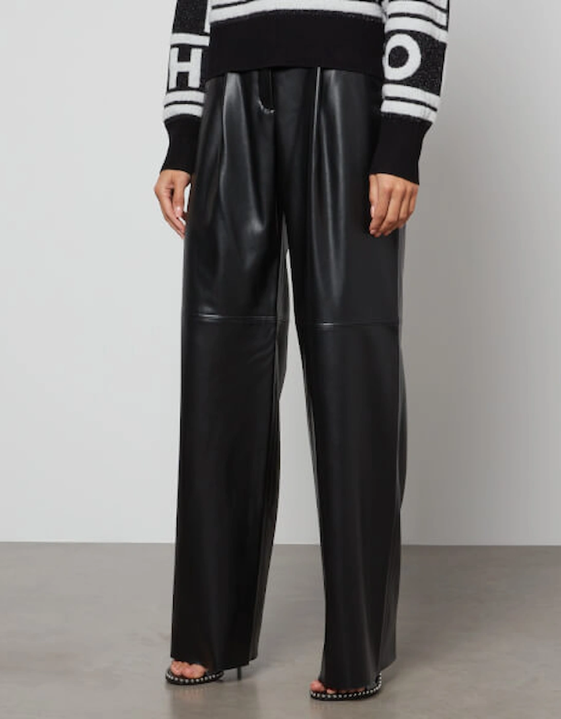 Herede Faux Leather Trousers, 2 of 1