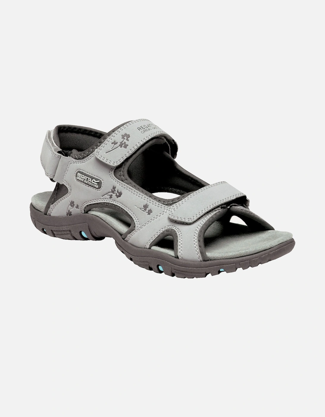 Women's Regatta Womens Lady Haris Lightweight Summer Walking Sandals - Grey - Size: 5