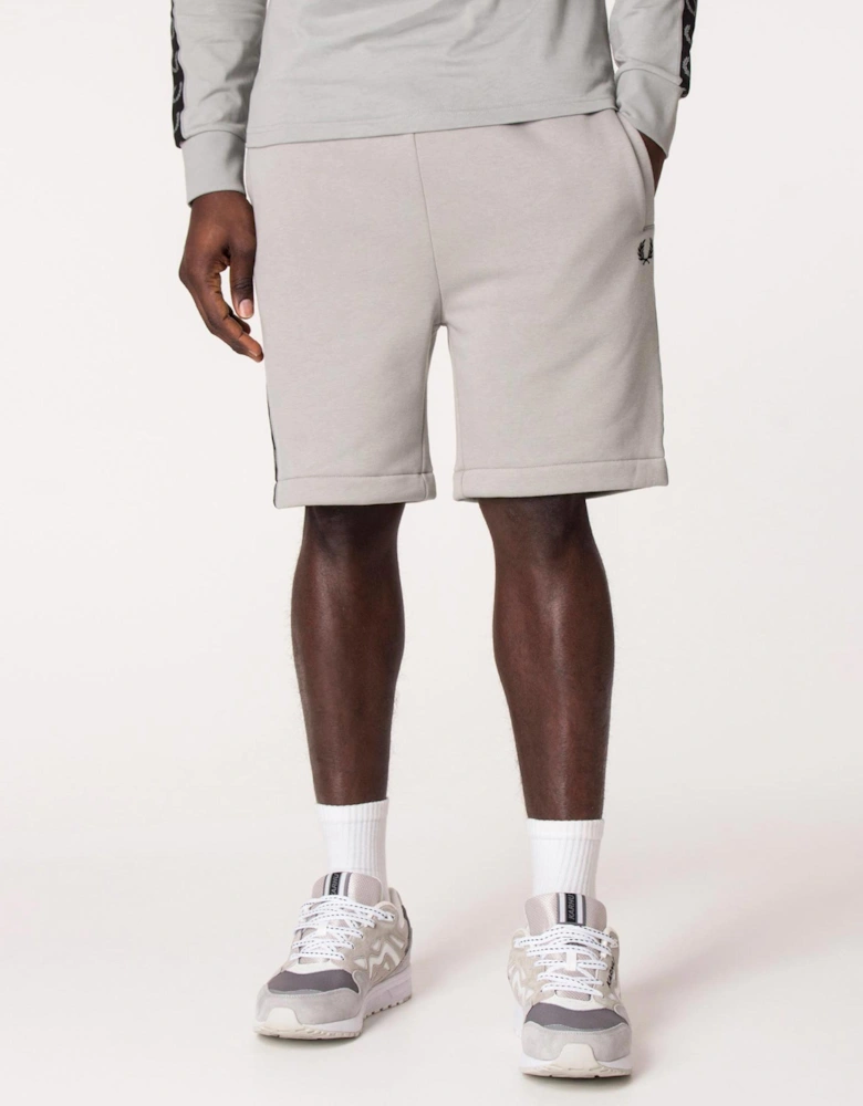 Regular Fit Contrast Taped Shorts