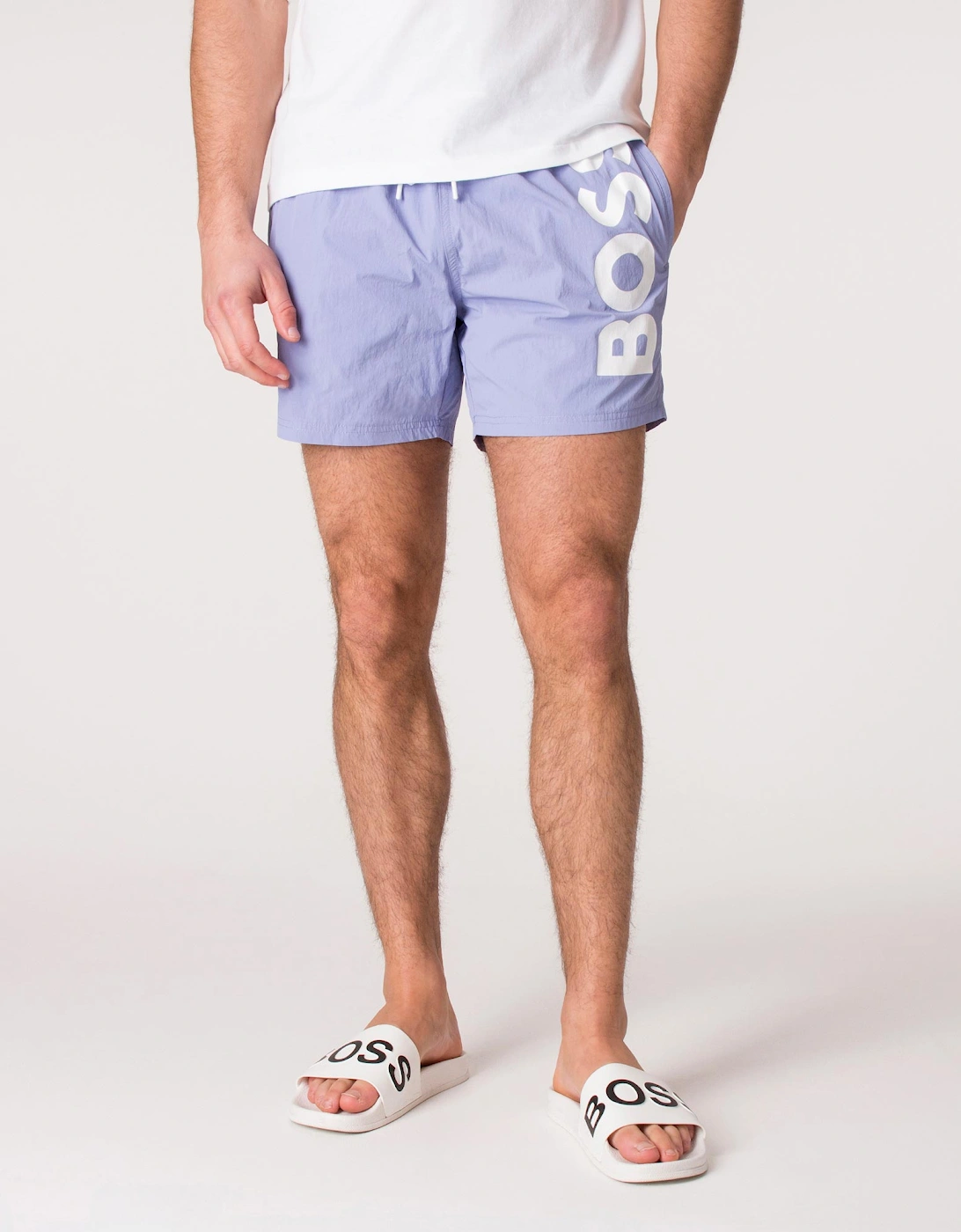 Regular Fit Quick Drying Octopus Swim Shorts