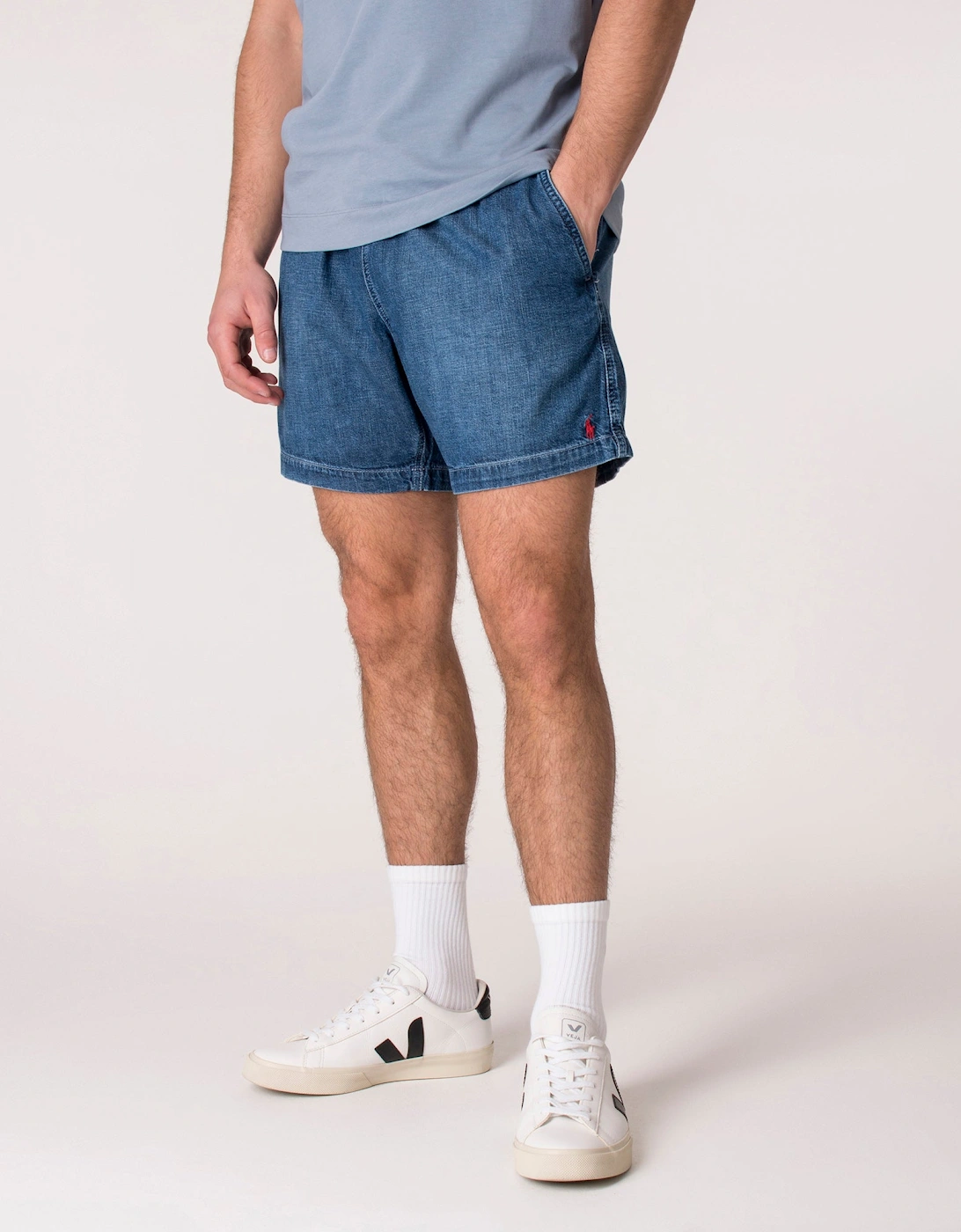 Regular Fit 6.5 Inch Polo Prepster Denim Shorts, 5 of 4