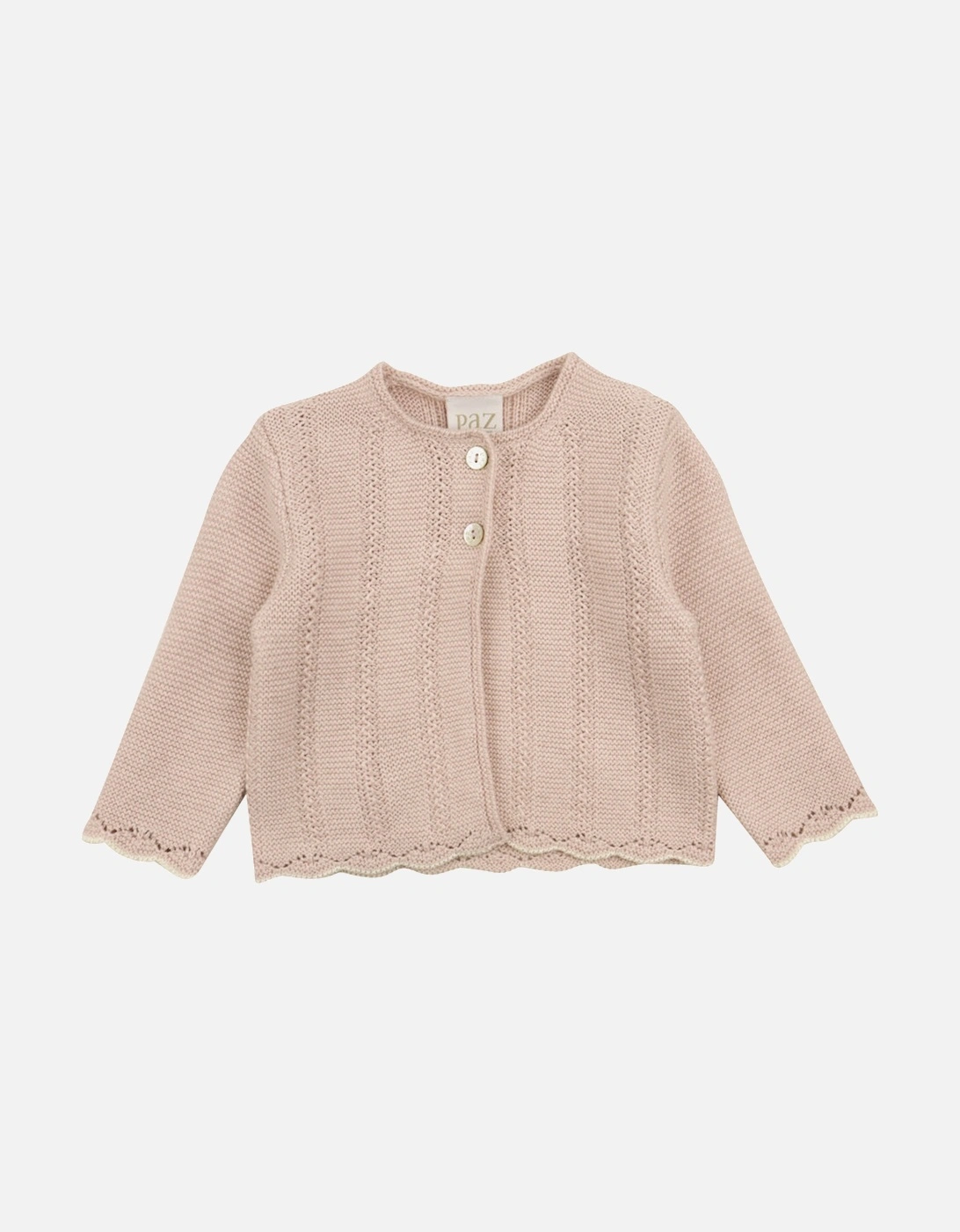 Paz Rodriguez Baby Girl Knitted Cardigan Pink, 4 of 3