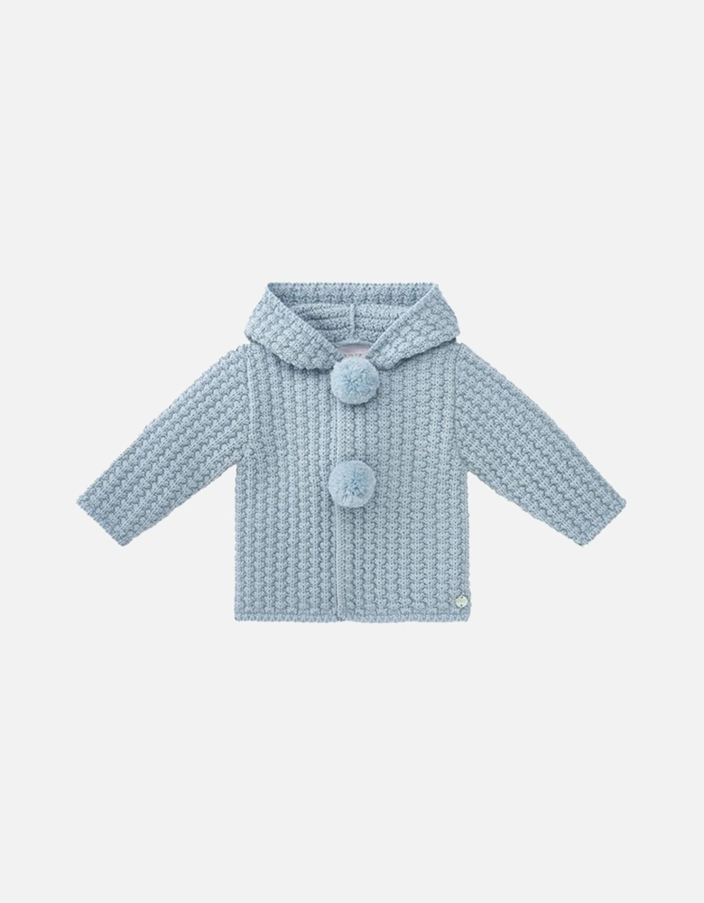 Paz Rodriguez Unisex Baby Knitted Coat Blue