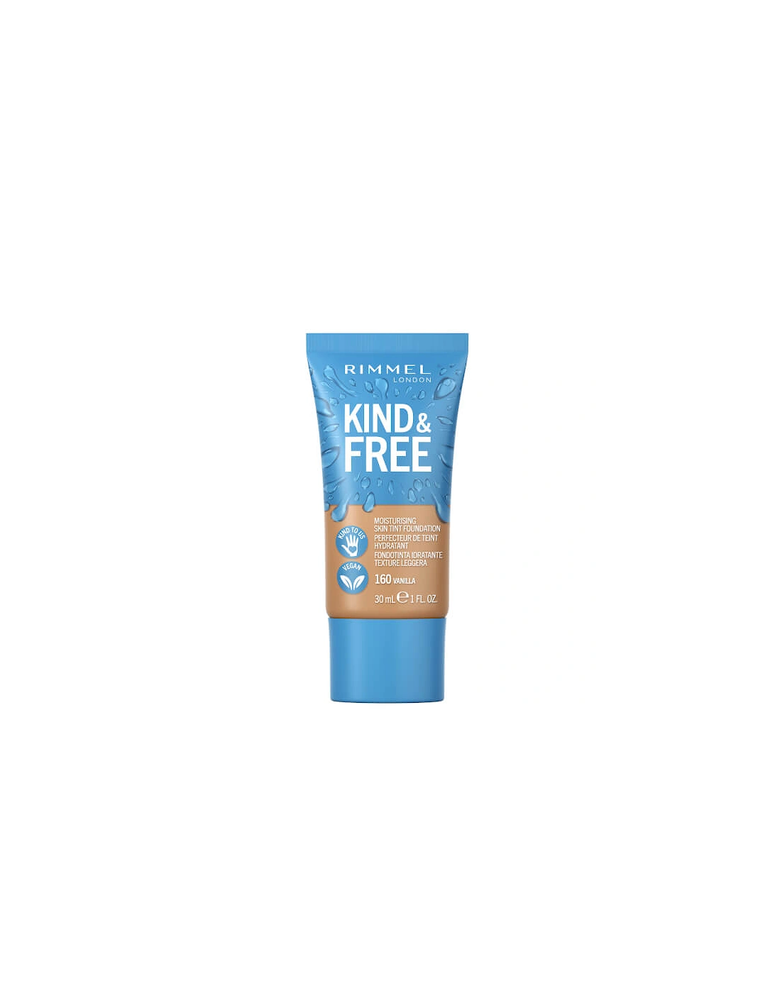 Kind and Free Skin Tint Moisturising Foundation - Vanilla, 2 of 1