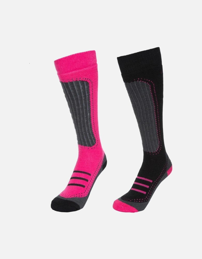 Womens/Ladies Janus II Ski Socks (Pack Of 2)