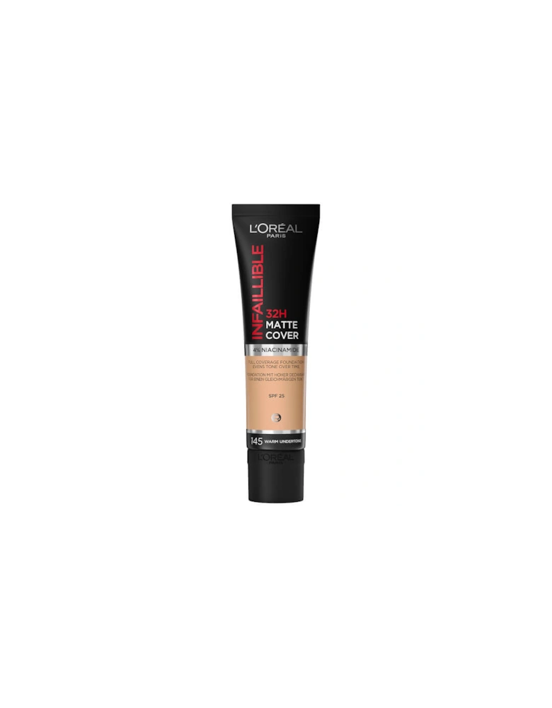 Paris Infallible 32hr Matte Cover Foundation - 145 Rose Beige