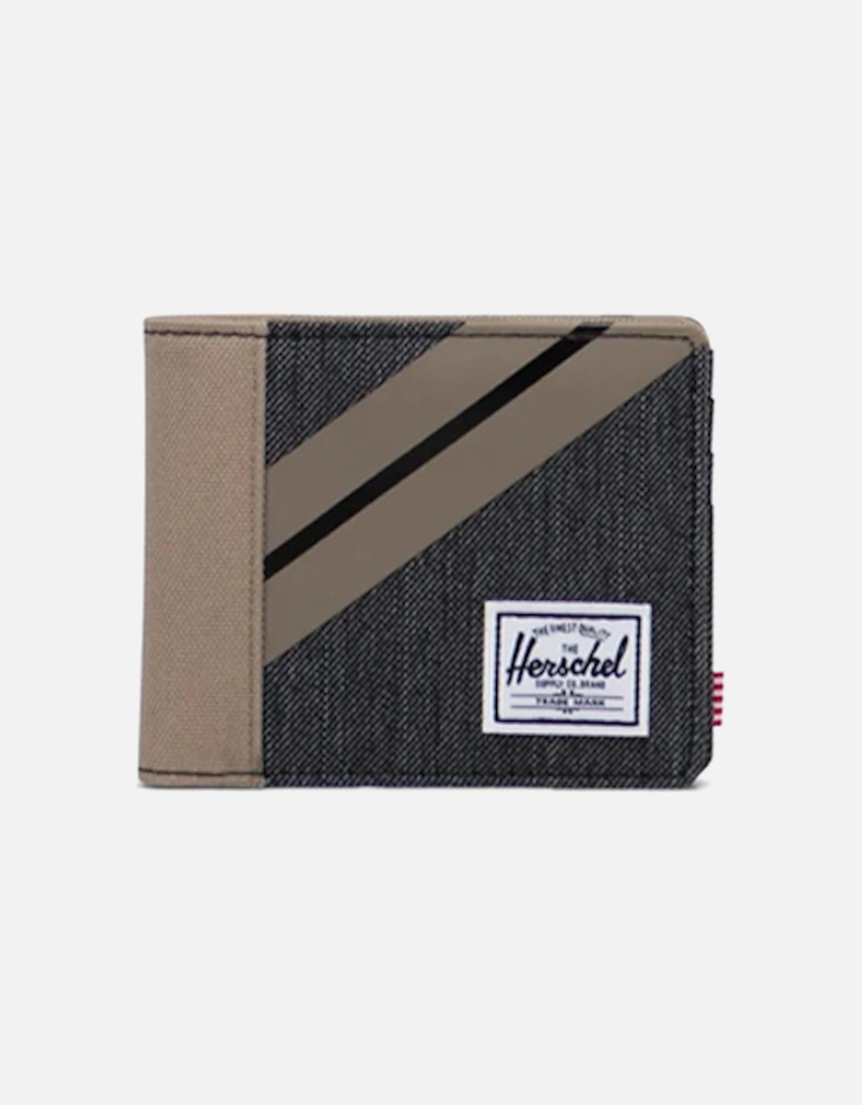 Roy Wallet Timberwolf/Black Denim